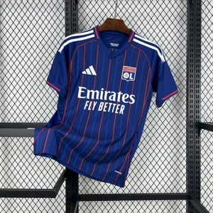 25-26 Lyon Away Shirt Football T-Shirt AAAAJersey Supply Yupoo