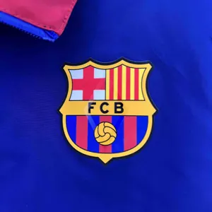 23-24 Barcelona Trench Coat Reversible Windbreaker Double-Sides Jacket AAAAJersey Yupoo 9