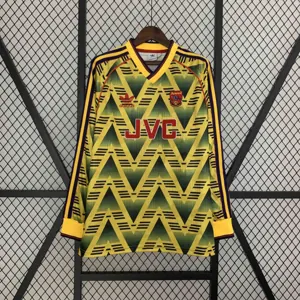 91-93 Retro Long Sleeve Arsenal Away S-XXL