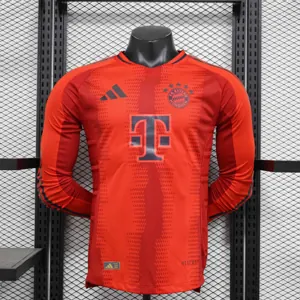 24-25 Bayern Munich Home Long Sleeve Player Version Shirt Sport AAAAJersey Yupoo