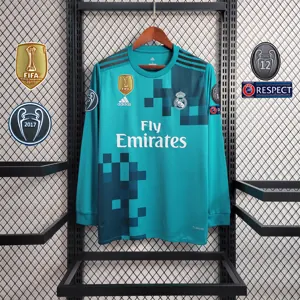 17-18 Real Madrid third away Long sleeve
