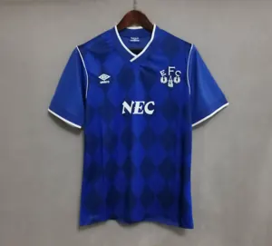 86-87 Everton home blue