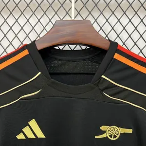 25-26 Arsenal Training Kit Black Soccer T-Shirt AAAAJersey Supply Yupoo 4