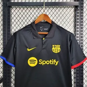 POLO Barcelona black S-XXL Cheap Soccer Jerseys 4