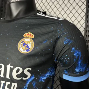 24-25 Real Madrid Ocean Blue Special Edition Player Version Shirt Sport AAAAJersey Yupoo 3