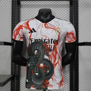 25-26 Real Madrid Black Dragon Special Edition Player Version Shirt AAAAJersey Dropship Yupoo