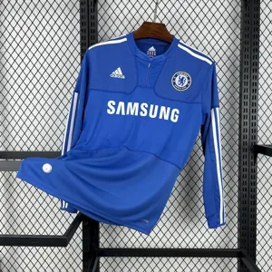 09-10 Chelsea Home Retro Long Sleeve Vintage Shirt AAAAJersey Dropship Yupoo