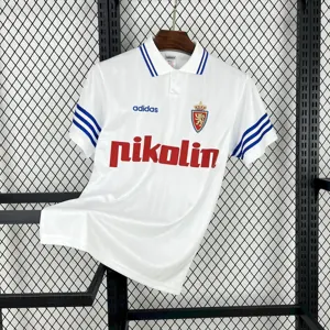 95-97 Zaragoza Home Retro Kit Vintage Shirt AAAAJersey Supplier Yupoo