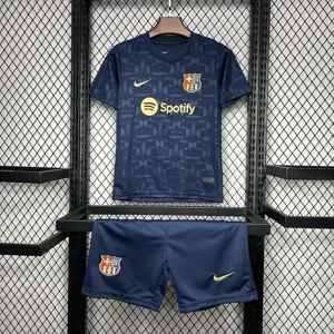 24-25 Barcelona 125th Anniversary Edition Kid Kits Youth Apparels Football AAAAJersey Yupoo