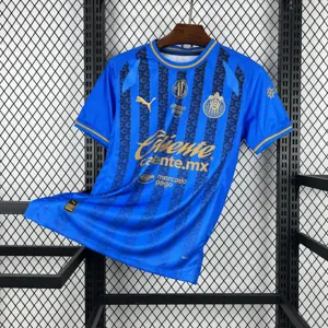 26-27 Chivas Mens Third Away Kit Football Blue T-Shirt AAAAJersey Supply Yupoo