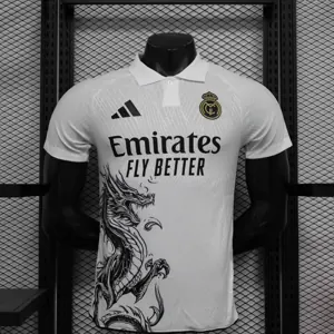 24-25 Real Madrid Dragon White Special Edition Player Version Shirt AAAAJersey Supplier Yupoo