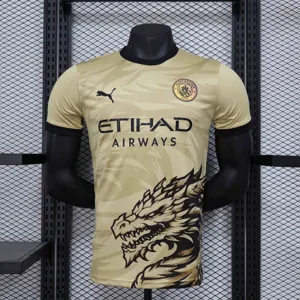 24-25 Manchester City Golden Dragon Special Edition Player Version Shirt AAAAJersey Supplier Yu