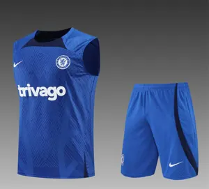 22-23 Chelsea vest training suit kit Diamond Blue