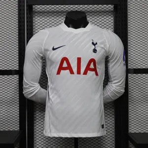 26-27 Tottenham HotSpur Home Kit Player Version Football Long Sleeve Shirt AAAAJersey Dropship Yupoo