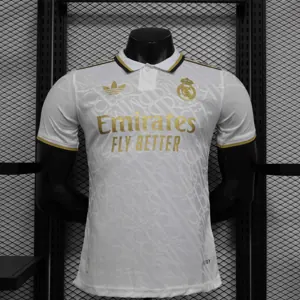 24-25 Real Madrid Originals White and Gold Kit Player Version Shirt AAAAJersey Supplier Yupoo