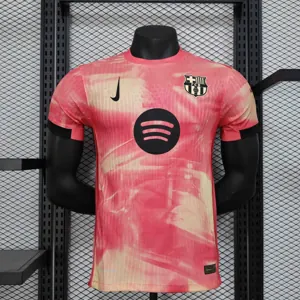 24-25 Barcelona Pink Special Edition Player Version Shirt AAAAJersey Supplier Yupoo
