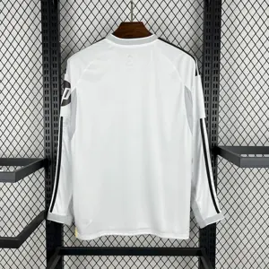 25-26 Real Madrid Home Long Sleeve Shirt Football Uniform AAAAJersey Supply Yupoo S-3XL 4
