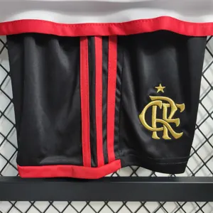 23-24 Flamengo away kids kit 3