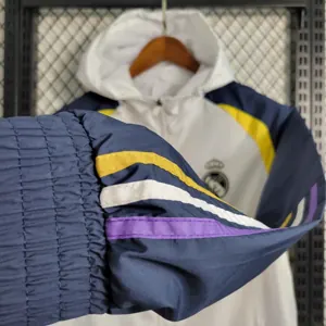 23-24 Real Madrid White Windbreaker New Jackets Soccer Jerseys Yupoo 2