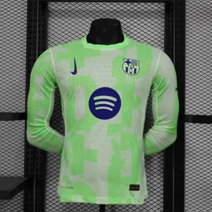 24-25 Barcelona Third Without Spotify Text Long Sleeve Kit Player Version Shirt AAAAJersey Supp