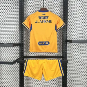 25-26 Tigres UANL Home Kid Kits Youth Apparels AAAAJersey Wholesale Yupoo 1