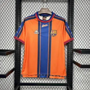 97-98 Barcelona Away Retro Kit Vintage Shirt Soccer AAAAJersey Yupoo