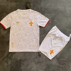 24-25 England White Comma Special Edition Kid Kits Youth Apparels Soccer AAAAJersey Yupoo