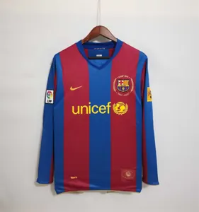07-08 Barcelona home long sleeves