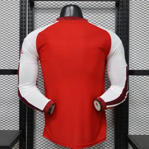 26-27 Arsenal Mens Home Red Kit Player Version Soccer Long Sleeve Shirt AAAAJersey Dropship Yupoo 8 8