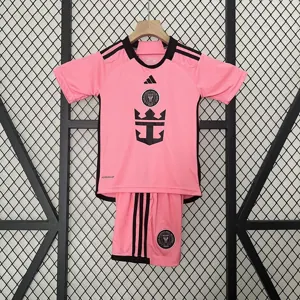 24-25 Inter Miami Home Kid Kits Children Sets Football AAAAJersey Yupoo