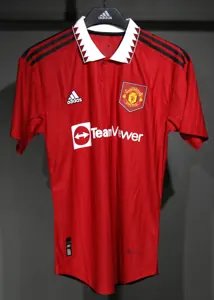 22-23 Manchester United Home Retro Kit Vintage Player Version Long Shirt AAAAJersey Dropship Yu 6