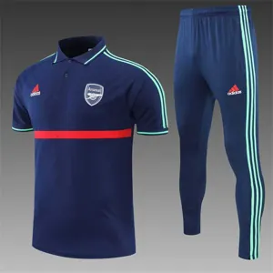 Polo Arsenal sapphire blue with red border
