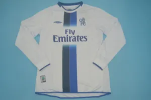 03-05 Chelsea white away long sleeve