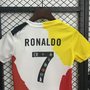 Cristiano Ronaldo Career Commemorative Edition Kid Kits Youth Apparels AAAAJersey Supply Yupoo 1