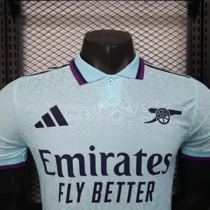 25-26 Arsenal Blue Special Edition Kit Player Version Polo Shirt AAAAJersey Dropshipping Yupoo 3