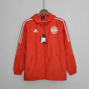 22-23 Manchester United red windbreaker