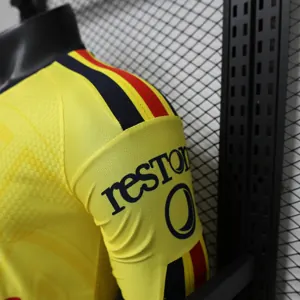 26-27 Club America Home Kit Soccer Player Version Long Sleeve T-Shirt AAAAJersey Supply Yupoo 8 5