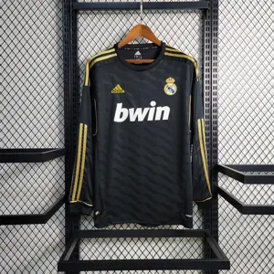 11-12 Real Madrid away black long sleeve