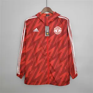 21-22 Manchester United red windbreaker