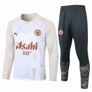 23-24 Manchester City Long Sleeve Training Suit Football Shirts